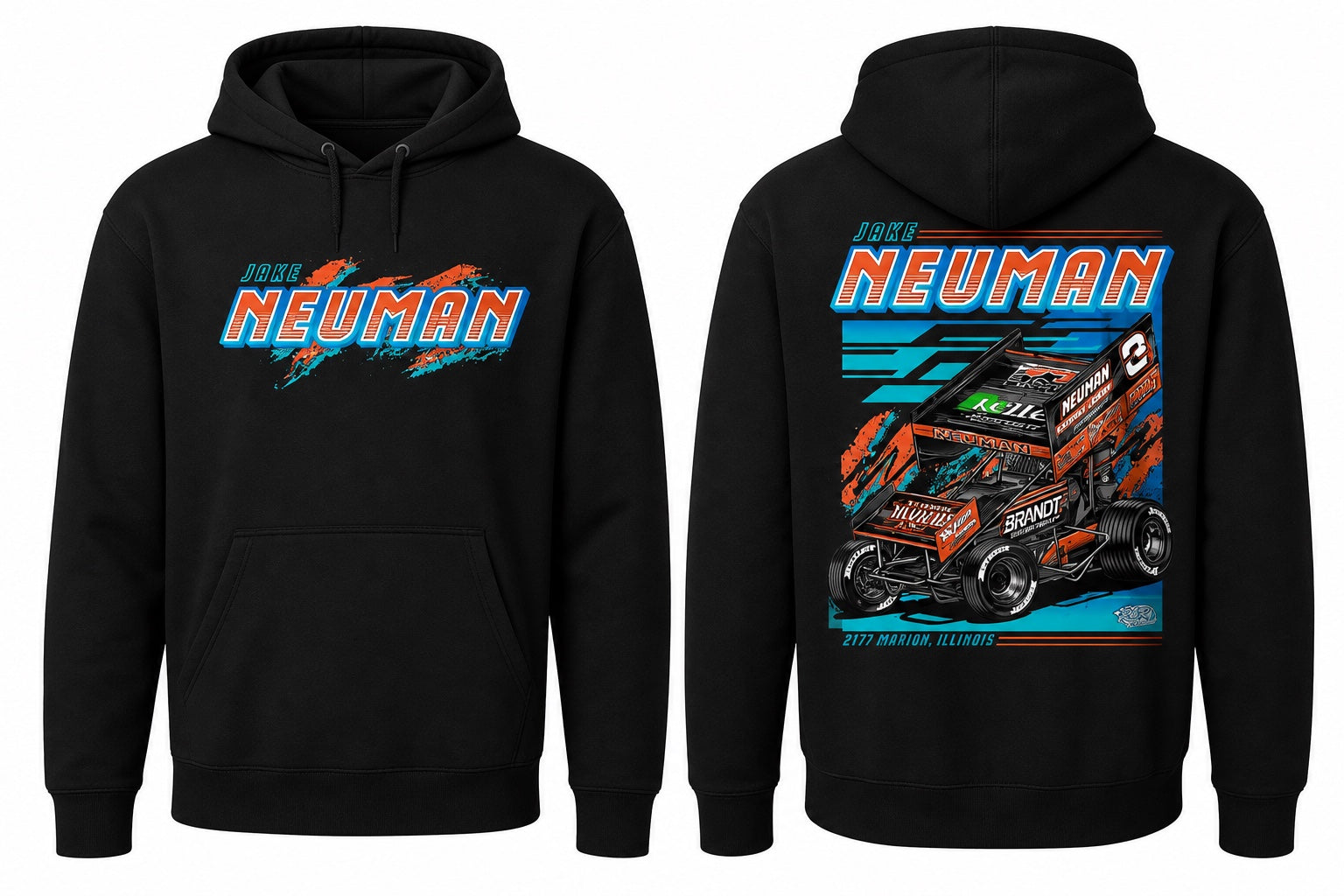 "RETRO" Hoodie - Black