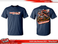 "WING DOWN" T-Shirt - Heather Navy